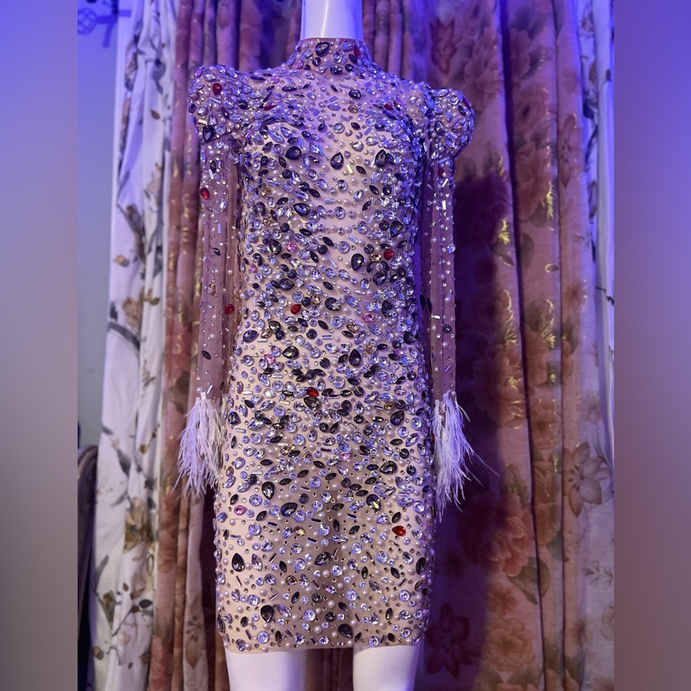 Beautiful hand beaded dress